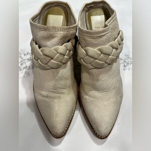 Dolce Vita Women's Tan Braided Ankle Booties